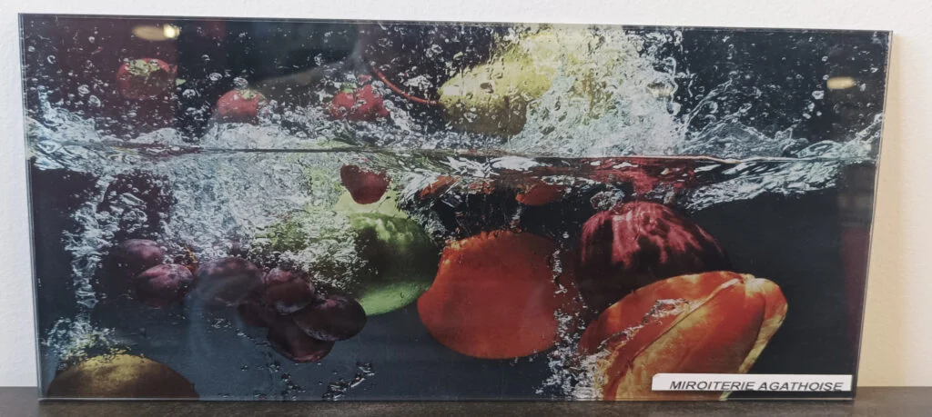 impression sur verre