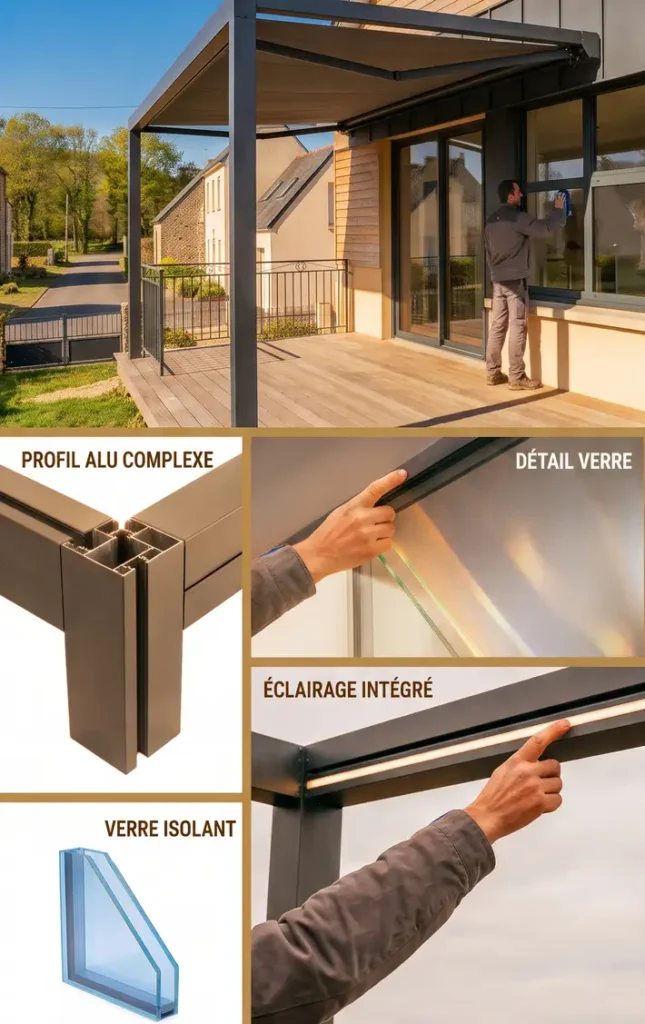Installation de pergolas bioclimatiques en aluminium et stores banne de terrasse sur-mesure à Agde.